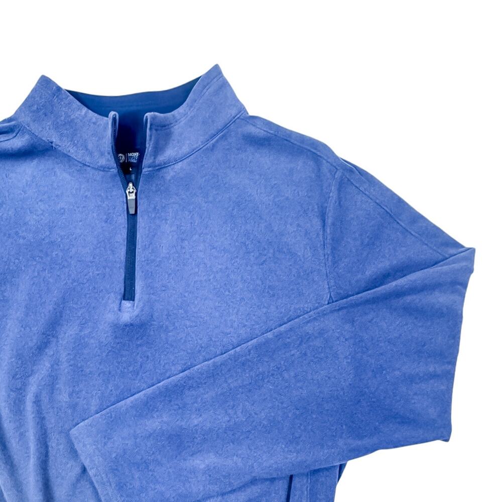 Mondetta Blue Quarter-Zip Pullover - Size Large - image 5